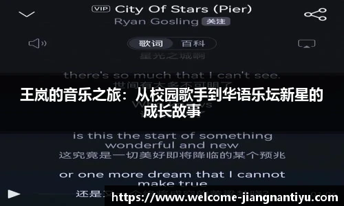 王岚的音乐之旅：从校园歌手到华语乐坛新星的成长故事